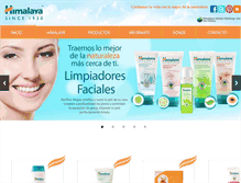 Tablet Screenshot of himalayamexico.com